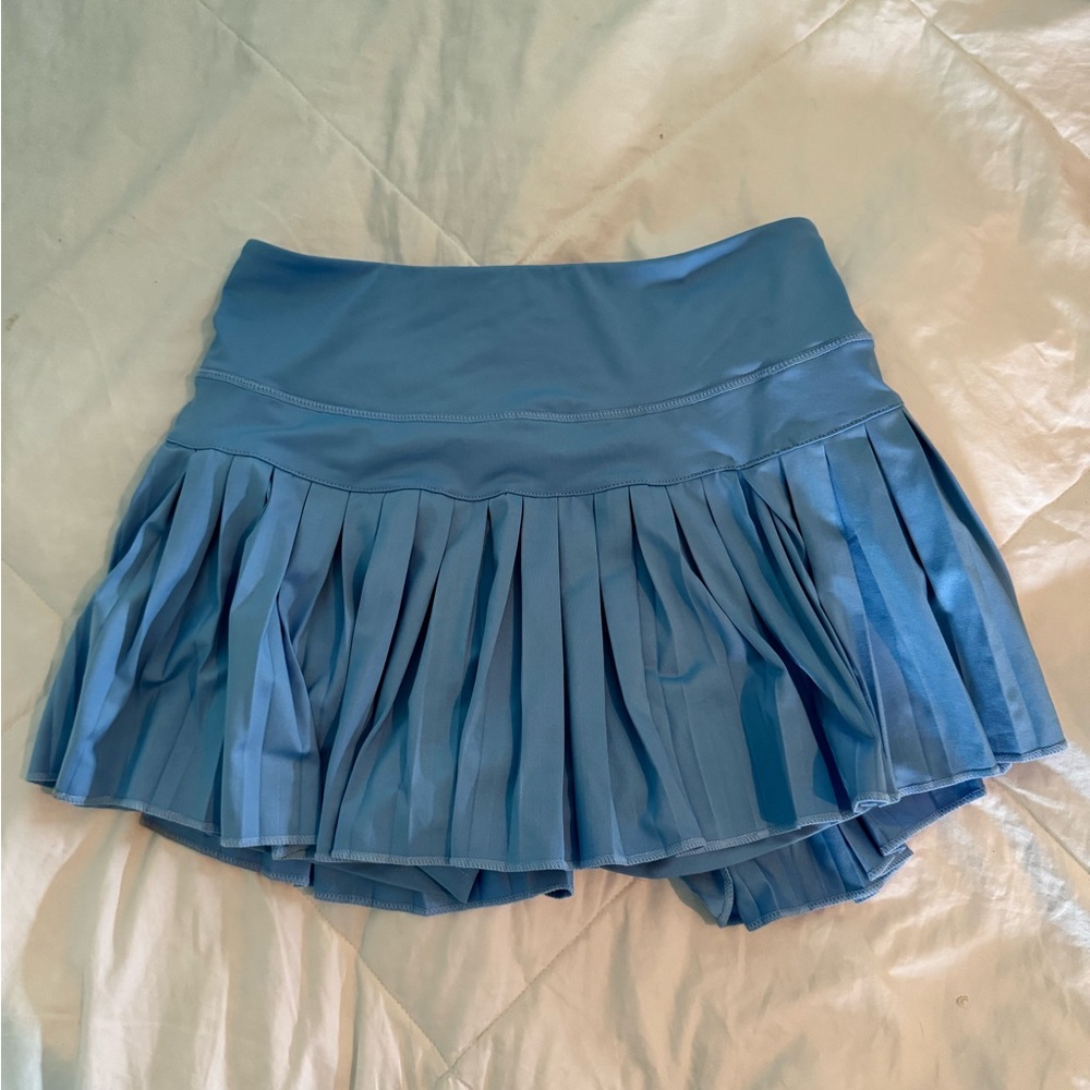Light Blue Gold Hinge Skirt